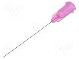 Needle: steel; 1.5"; Size: 30; straight; 0.15mm; Mounting: Luer Lock