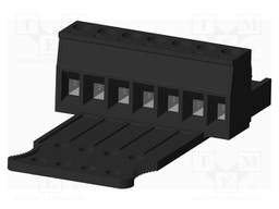 Connector: pluggable terminal block; plug; female; straight; 5mm