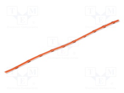 COB LED tape; red; LED/m: 320; 8mm; IP20; 180°; 8W/m; Thk: 2.2mm