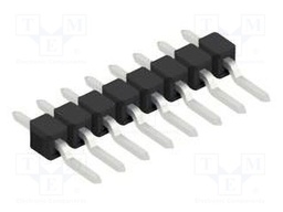 Connector: pin strips; pin header; male; PIN: 8; 2.54mm; SMT; 1x8