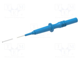 Measuring tip; 1A; blue; Tip diameter: 0.6mm; Socket size: 4mm