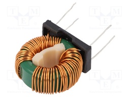 Inductor: wire; THT; 10mH; 5A; 40mΩ; 230VAC; 12.7x15mm; -20÷+50%
