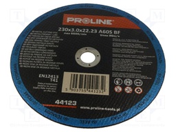 Cutting wheel; Ø: 230mm; Øhole: 22mm; Disc thick: 3mm; metal