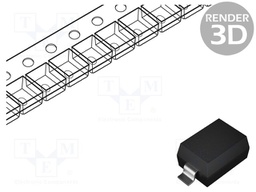 Diode: Schottky switching; SOD123; SMD; 30V; 0.2A; 5ns; 7 inch reel