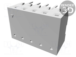 Socket; wire-board; female; C-Grid III; 2.54mm; PIN: 10; THT; tinned