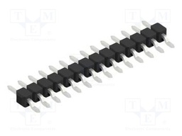 Connector: pin strips; pin header; male; PIN: 14; 2.54mm; SMT; 1x14