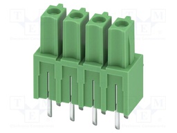 PCB headers, nominal cross section: 1.5 mm?, color: green, n