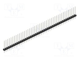 Connector: pin strips; pin header; male; PIN: 43; 2mm; THT; 1x43
