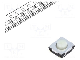 Microswitch TACT; SPST; Pos: 2; 0.02A/15VDC; SMT; none; 1.6N; 3.1mm