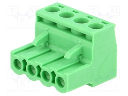 Pluggable terminal block; 5.08mm; ways: 4; straight; plug; female