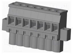 Connector: pluggable terminal block; plug; female; angled 90°