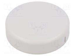Enclosure: for alarms; Z: 20.3mm; ABS; grey; Ø: 80mm