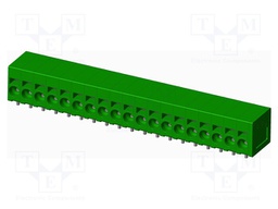 Connector: PCB terminal block; terminal; Plating: tinned; on PCBs