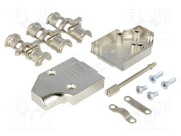 Enclosure: for D-Sub connectors; D-Sub 9pin,D-Sub HD 15pin
