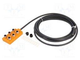 Distribution box; M12; PIN: 5; 30VDC; 1.5A; IP67; IN: 6; 5m; -15÷80°C