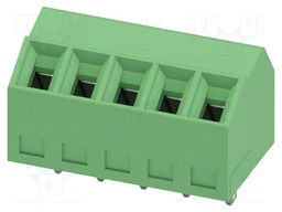 PCB terminal block, nominal current: 10 A, rated voltage (II