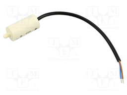 Capacitor: motors, run; 2uF; 425VAC; Ø28x55mm; -25÷85°C; ±5%