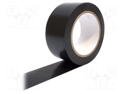 Tape: marking; black; L: 33m; W: 50mm; self-adhesive; Thk: 0.15mm