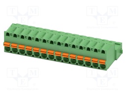 PCB connector, nominal cross section: 2.5 mm?, color: green,