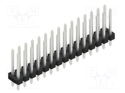 Connector: pin strips; pin header; male; PIN: 30; 2.54mm; THT; 2x15