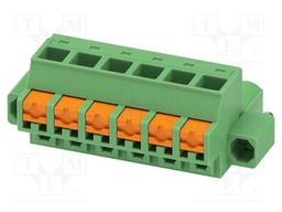PCB connector, nominal cross section: 2.5 mm2, color: green,