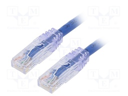 Patch cord; TX6™ PLUS,U/UTP; 6; stranded; Cu; LSZH; blue; Len: 2m