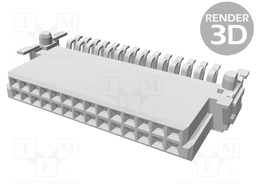Connector: PCB to PCB; female; PIN: 28; 1.27mm; Series: har-flex