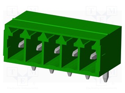Connector: pluggable terminal block; socket; male; angled 90°