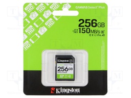 Memory card; microSD; R: 150MB/s; Class 10 UHS-I U1 V10; 256GB