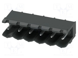 PCB headers, nominal cross section: 2.5 mm?, color: black, n