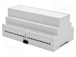 Enclosure: for DIN rail mounting; No.of mod: 9