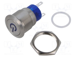 Switch: vandal resistant; Pos: 2; SPDT; 3A/250VAC; IP67; ON-(ON)