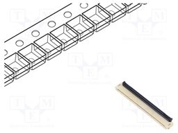 Connector: FFC/FPC; TF07V; SMT; PIN: 60; horizontal; 500mA; Mat: LCP
