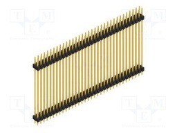 Connector: pin strips; pin header; male; PIN: 68; 2.54mm; THT; 2x34
