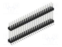 Connector: pin strips; pin header; male; PIN: 48; 2.54mm; SMT; 2x24