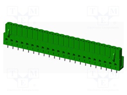 Connector: pluggable terminal block; socket; female; straight