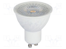 LED lamp; neutral white; GU10; 220÷240VAC; 445lm; P: 6W; 10°; 4000K