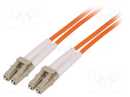 Connector: fiber optic; patchcord; multi mode duplex (MM); male