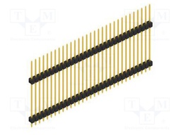 Connector: pin strips; pin header; male; PIN: 31; 2.54mm; THT; 1x31