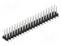 Connector: pin strips; pin header; male; PIN: 40; 2.54mm; SMT; 2x20