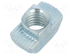 Nut; for profiles; Width of the groove: 10mm; steel; zinc