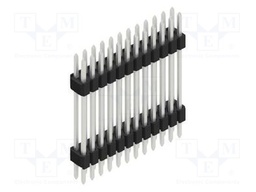 Connector: pin strips; pin header; male; PIN: 24; 1.27mm; THT; 2x12