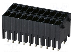 PCB headers, nominal cross section: 1.5 mm?, color: black, n