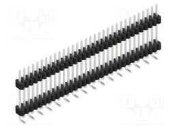 Connector: pin strips; pin header; male; PIN: 32; 1.27mm; SMT; 1x32
