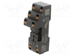 Socket; 12A; 12A; 300VAC; Mounting: DIN; -40÷70°C; max.300VDC