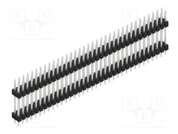 Connector: pin strips; pin header; male; PIN: 70; 2.54mm; THT; 2x35