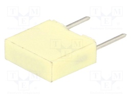 Capacitor: polyester; 220nF; 40VAC; 63VDC; Pitch: 5mm; ±5%