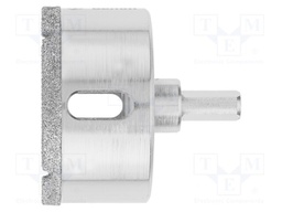 Hole saw; 65mm; Drill Bit: diamond; Holder: hexagonal