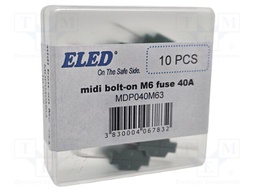 Fuse: fuse; 40A; 58VDC; automotive; 41mm; M6 screw; 41x12x8.24mm