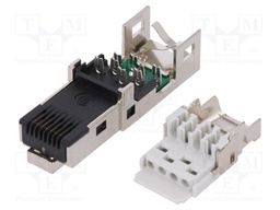 Plug; RJ45; PIN: 8; Cat: 6a,Class EA; shielded; gold-plated